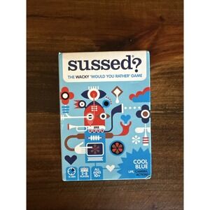 NEW / Sealed ~ SUSSED "Would you Rather" Cool Blue Card Game  (2011)